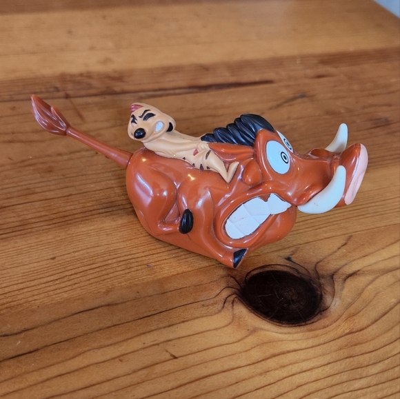 Lion King Timon and Pumba Disney 90s 1990s Burger King Toy Nostalgia Collectible - Picture 1 of 4